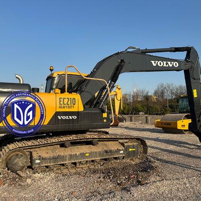Volvo EC210 usado Excavadora hidráulica de 21 toneladas Quase nova Alta qualidade