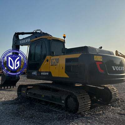Volvo EC210 usado Excavadora hidráulica de 21 toneladas Quase nova Alta qualidade