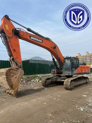 DX420LC 42 toneladas Excavadora Doosan usada com circulação hidráulica eficiente