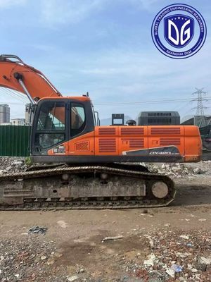 DX420LC 42 toneladas Excavadora Doosan usada com circulação hidráulica eficiente