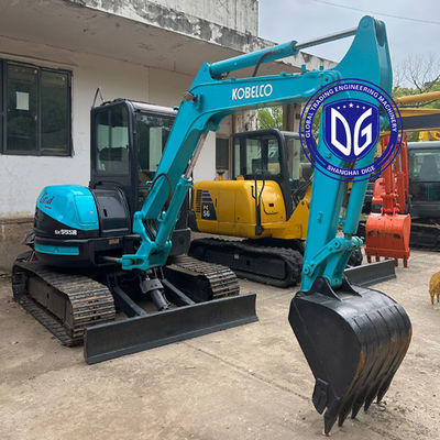 Excavadora hidráulica usada SK55 Kobelco Mini Crawler,5.5 toneladas, 90% novo, pronto para venda agora.