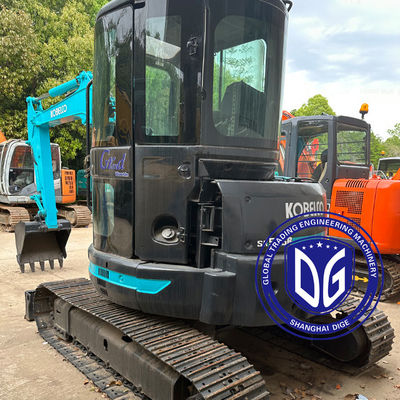 Excavadora hidráulica usada SK55 Kobelco Mini Crawler,5.5 toneladas, 90% novo, pronto para venda agora.