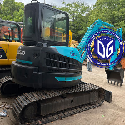 Excavadora hidráulica usada SK55 Kobelco Mini Crawler,5.5 toneladas, 90% novo, pronto para venda agora.