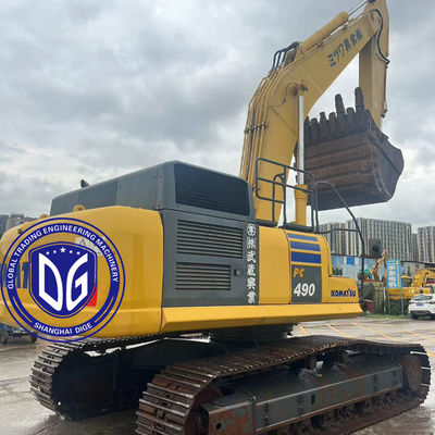 Usado PC490 Komatsu 49Ton Crawler Hydraulic Grande Escavação Em boas condições Pronto para venda