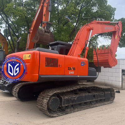 Usada Hitachi ZX240 24 Ton Crawler Excavator Em boas condições e desempenho
