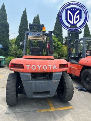 8t 8FDA80 Toyota Usado em empilhadeira de forquilhas Poderosa empilhadeira de forquilhas de forquilhas Usadas Máquina hidráulica
