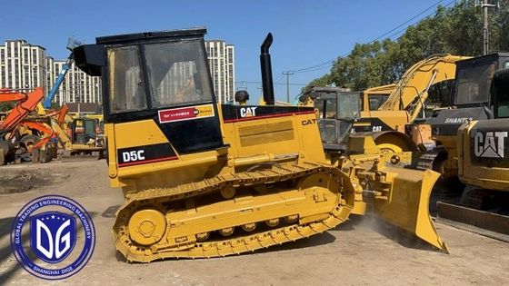 D5C Usado Caterpillar Dozer Bulldozer Hidráulico Com Poder Maravilhoso