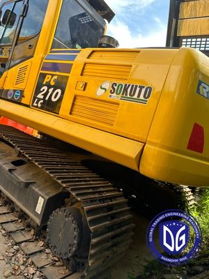 Sistema automatizado de gestão de combustível para escavadeira de rastreador usado Komatsu PC210LC