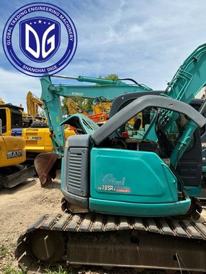 Sk75SR manobrável usado Kobelco 7.5 toneladas escavadeira versátil para construção