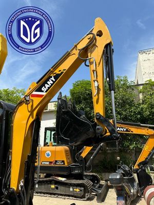 Excavadora hidráulica Sany Sy35u 3.5t usada com múltipla opção de modo de operação
