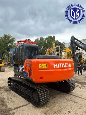 Excavadora usada Hitachi ZX125 de 12 toneladas com boa aderência e tração