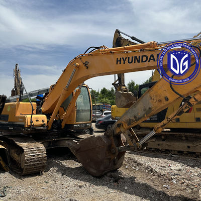 Excavadora hidráulica Hyundai 225 original de 22,5 toneladas, em boas condições, à venda agora.