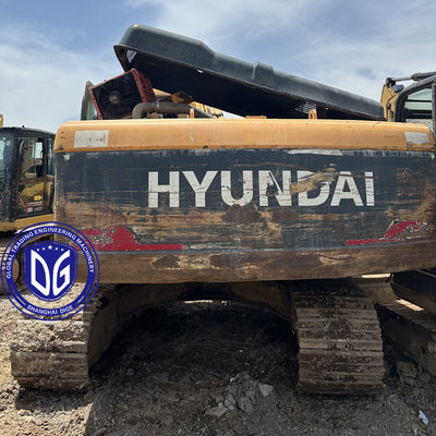 Excavadora hidráulica Hyundai 225 original de 22,5 toneladas, em boas condições, à venda agora.