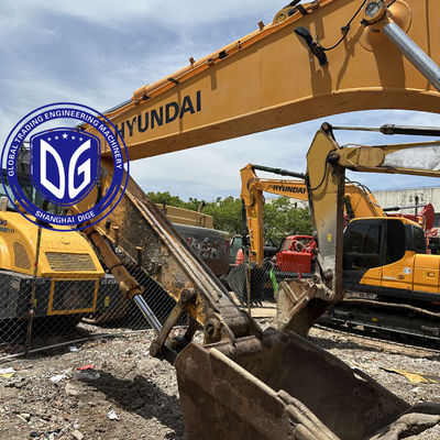 Excavadora hidráulica Hyundai 225 original de 22,5 toneladas, em boas condições, à venda agora.