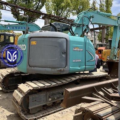 SK125 12.5Ton Kobelco Excavadora de rastreador Usada Origem do Japão Excelente desempenho