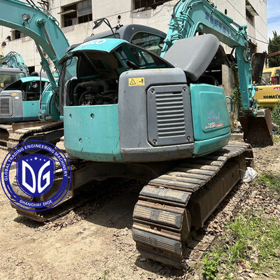 Escavadeira Pequena Kobelco SK70 Usada de 7 Toneladas, Profundidade de Escavação 4160mm, Boa Condição