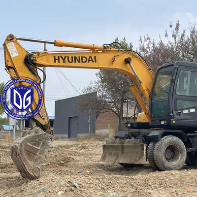 Splendid Used Excavator Hidráulico Hyundai 150W Excavator de Roda em estoque em venda agora