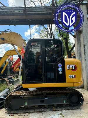Excavadora de gato 307 Excavadora de lagarta usada 7 toneladas