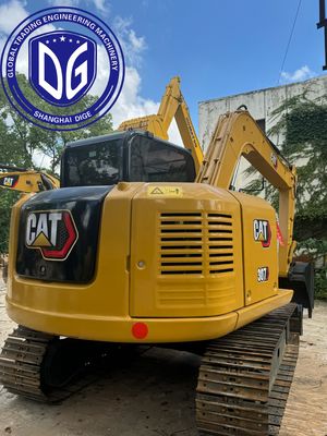 Excavadora de gato 307 Excavadora de lagarta usada 7 toneladas