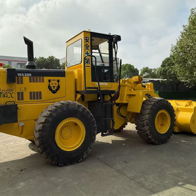 Carregador de marca japonesa Komatsu WA320 Carregador usado para equipamentos de construção Komatsu