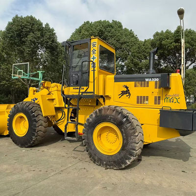 Carregador de marca japonesa Komatsu WA320 Carregador usado para equipamentos de construção Komatsu