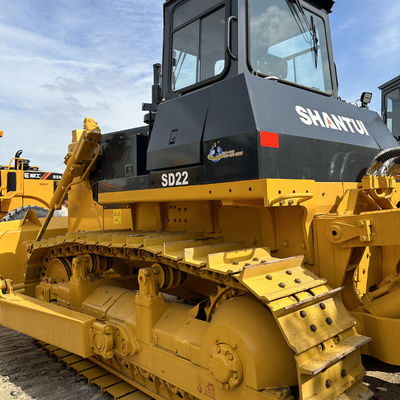Shantui SD22 Usado Bulldozer Hidráulico Com Motor NT855-C280 Para Venda Crawler Bulldozer