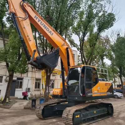 Hyundai 220 Excavadora Hidráulica Usada Com Motor Cummins B7 Para Venda Excavadora Crawler