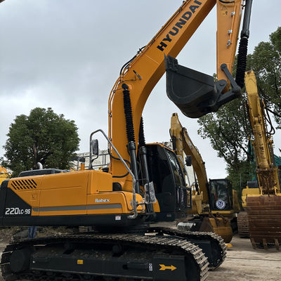 Hyundai 220 Excavadora Hidráulica Usada Com Motor Cummins B7 Para Venda Excavadora Crawler
