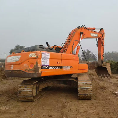 Excavadora hidráulica usada original Doosan DX300LCA com motor DE08TIS Para venda Excavadora de rastreamento