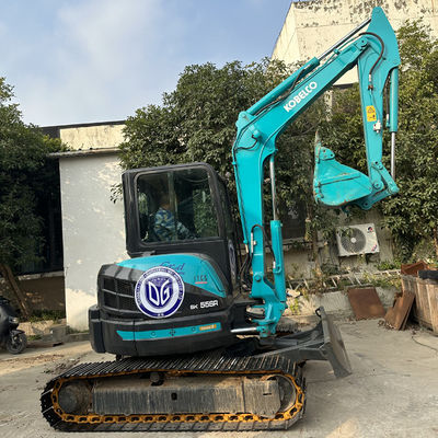 SK55 5.5Ton Kobelco Mini Excavator Usado Com Boa Qualidade Excelente Função