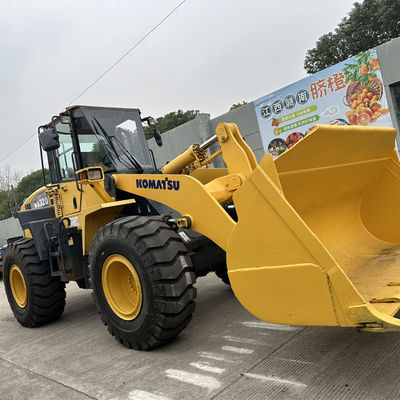Carregador usado WA320-5 Japão Komatsu WA320-3 WA320-5 WA470-3 WA470-6 Carregador de rodas em excelente estado