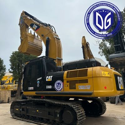 36000kg Peso de operação Excavadora Caterpillar usada com motor original japonês