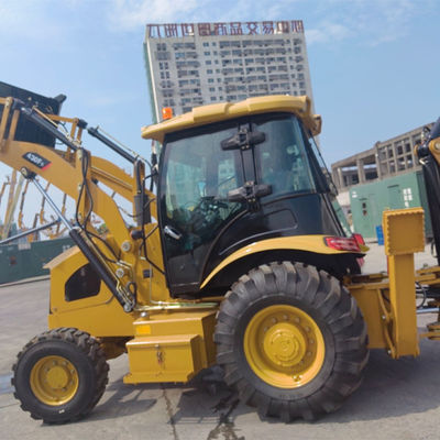 Excavadoras usadas Carregadora de retroescavadeira Caterpillar com orientação técnica remota ao longo da vida