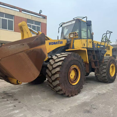 Komatsu WA500 4.3m3 Carregador de rodas de capacidade de balde padrão para canteiros de obras