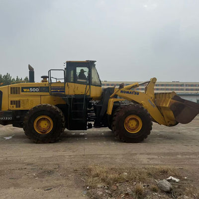 Komatsu WA500 4.3m3 Carregador de rodas de capacidade de balde padrão para canteiros de obras