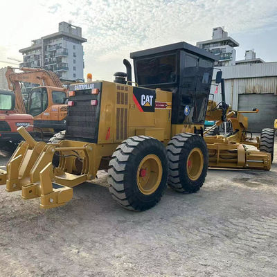 Forma de condução hidráulica Caterpillar Grader 140h 14677kg Peso da máquina para classificação e classificação precisa da estrada