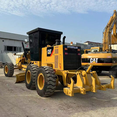Forma de condução hidráulica Caterpillar Grader 140h 14677kg Peso da máquina para classificação e classificação precisa da estrada