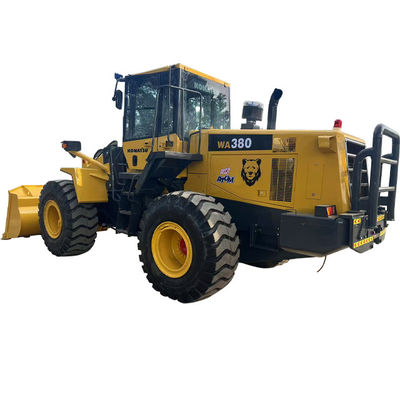 Carregador de rodas Komatsu WA380 de primeira linha e para marcas exportadas 7.97m*2.78m*3.38m Comprimento*largura*Alta
