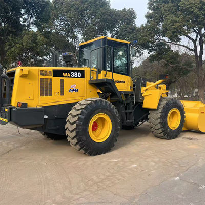 Carregador de rodas Komatsu WA380 de primeira linha e para marcas exportadas 7.97m*2.78m*3.38m Comprimento*largura*Alta