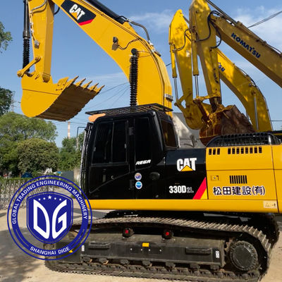 Escavadeira CAT 330D Usada - Tipo de Movimentação por Esteiras, 30 toneladas