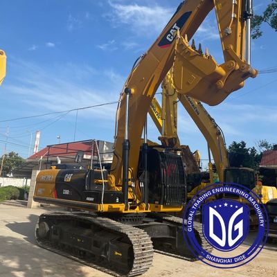 Excavadora usada Caterpillar 336D à venda pronta para ser enviada para a América do Sul
