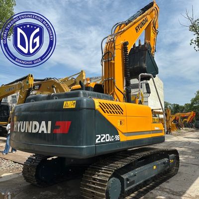 Escavadeira Hyundai 220LC-9S Usada com Motor Cummins Pronta para Envio para Omã