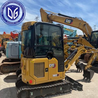 Mini Escavadeira Caterpillar 302 Usada Compacta Eficiente Pronta para Trabalhar