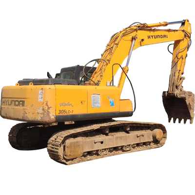 Excavadora Hyundai 305 Usada Excelente Condição Trabalho Pronto