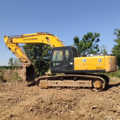 Excavadora Hyundai 305 Usada Excelente Condição Trabalho Pronto