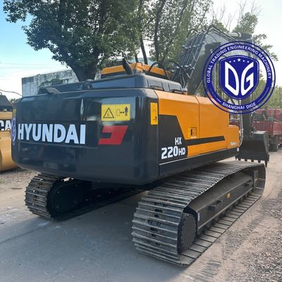 Escavadeira Usada Hyundai HX220HD Pronta para Exportação | Durável, Potente, Econômica