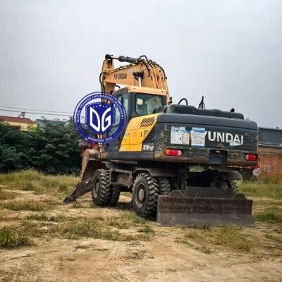 Grã-Bretanha Usado Hyundai 210W-9VS Roda Excavator para venda Venda Quente 21Ton Excavator