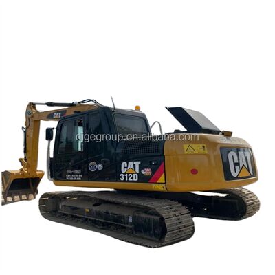 Escavadeira Caterpillar 312D de 12t usada em estoque com o melhor preço, escavadeira robusta, durável e potente à venda