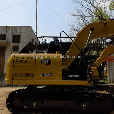 Escavadeira Caterpillar 312D de 12t usada em estoque com o melhor preço, escavadeira robusta, durável e potente à venda
