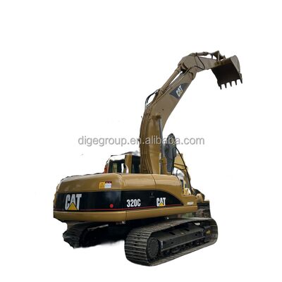 Escavadeira Caterpillar 320C de 20t usada em estoque com o melhor preço, escavadeira robusta, durável e potente à venda